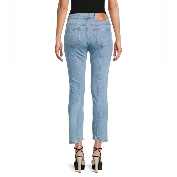 CAVALLI CLASS | Split Seam HR Cropped Jeans - Picture 2 of 14